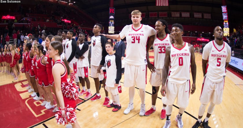 ncaa basketball - scarlet knights rutgers