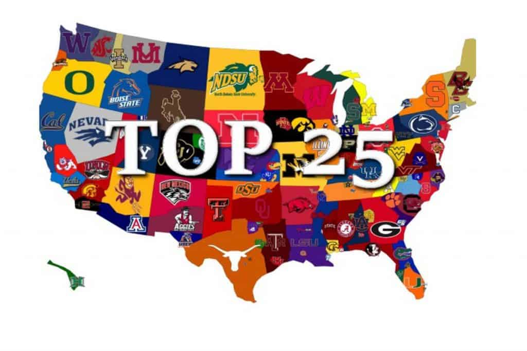 Top 25 ncaa