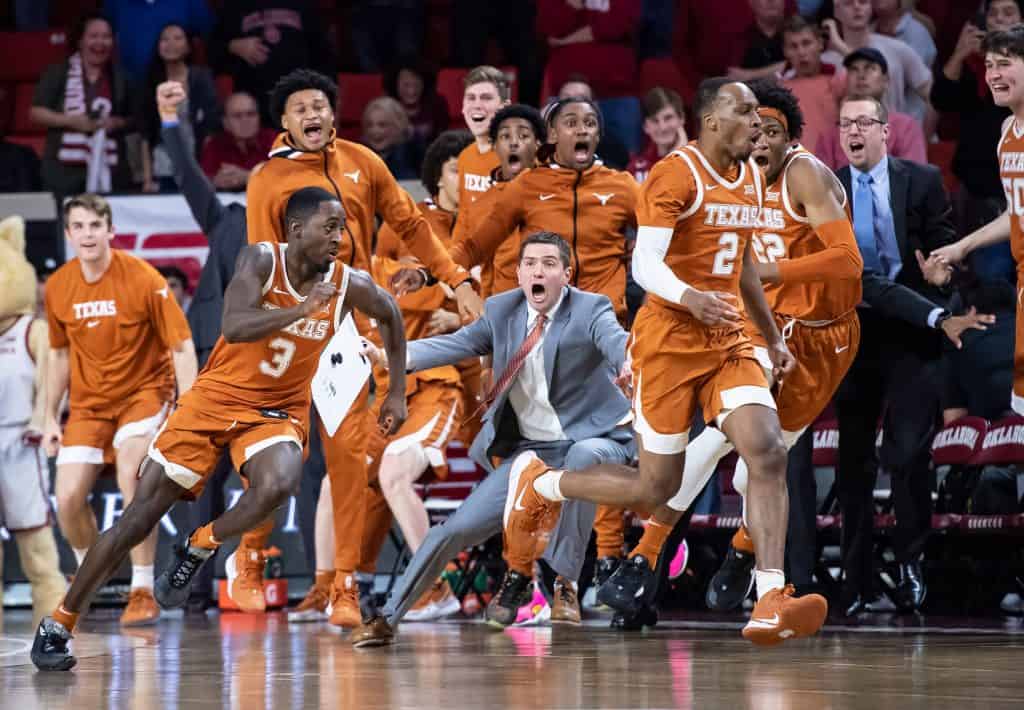 Texas buzzer Oklahoma March Madness