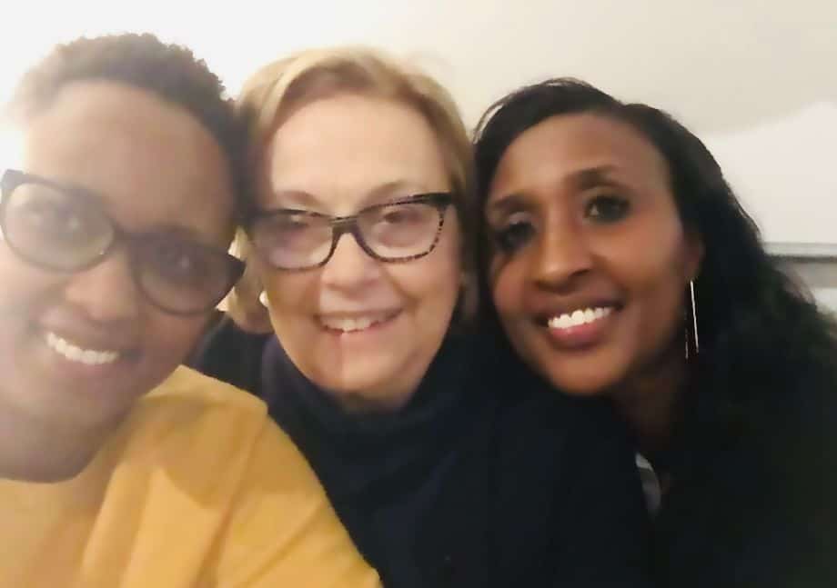 Yvonne, Patrizia e Godelive